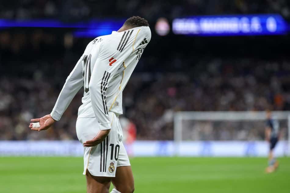 Pela 15ª rodada de La Liga, o Celta de Vigo venceu o Real Madrid por 1 a 0 (Foto: Thomas COEX / AFP)