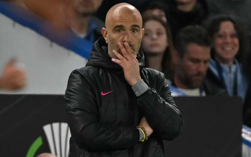 Técnico do Chelsea, Maresca comentou (Foto: Glyn Kirk/AFP)