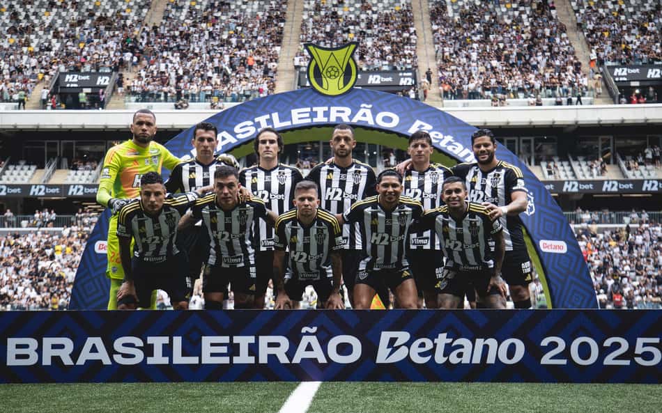 Time do Atlético (Foto: Pedro Souza / Atlético)