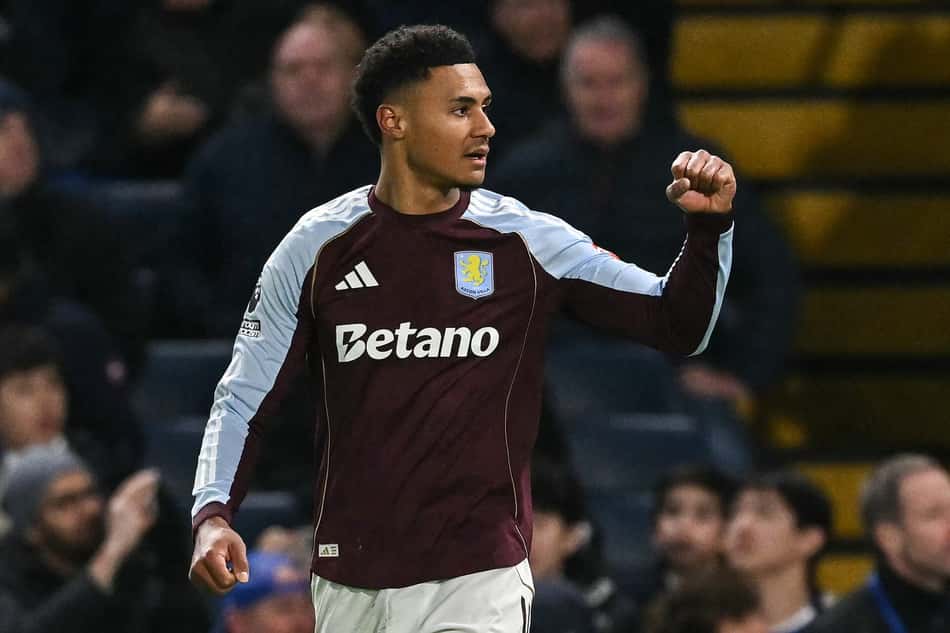 Watkins comemorando o gol da vitória do Aston Villa (Foto: Glyn Kirk/AFP)