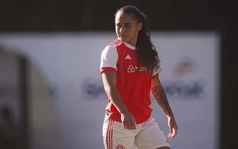 Gabi Inácio, atacante do Internacional. (Foto: Victor Lannes/Divulgação)