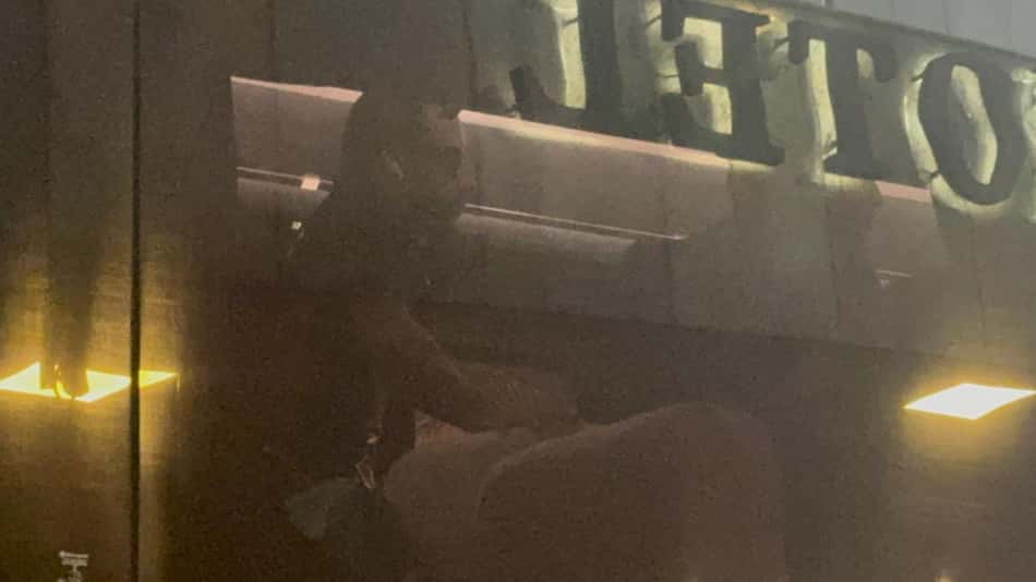 Memphis dentro do ônibus do Corinthians