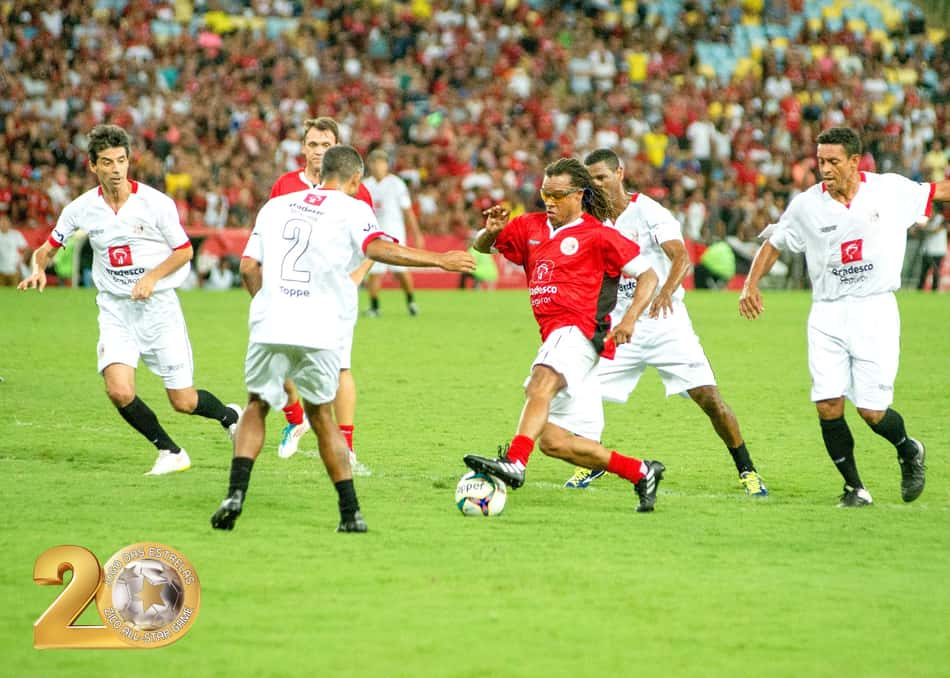 Edgar Davids participa do Jogo das Estrelas de Zico (Foto: Ricardo Murdocco/JDE)