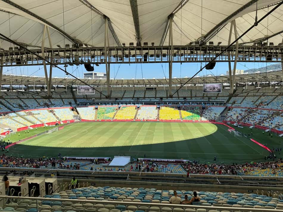 Maracanã antes do Jogos das Estrelas (Foto; Lucas Bayer/Lance!)