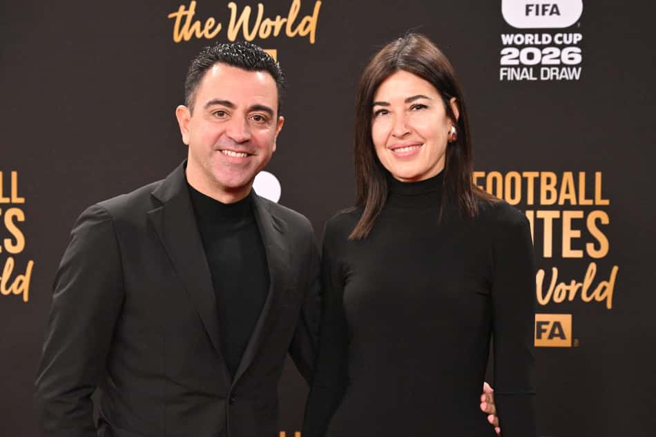 Xavi no sorteio da Copa do Mundo
