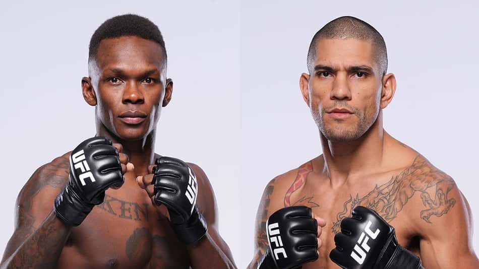 Adesanya e Poatan foram rivais por anos antes e depois do UFC (Foto: Reprodução Twitter UFC Brasil)
