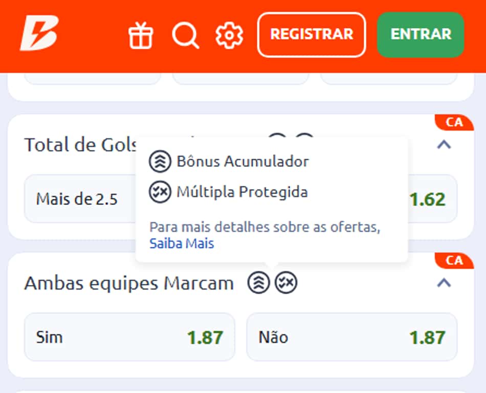 Mercado de Ambas Equipes Marcam na Betano