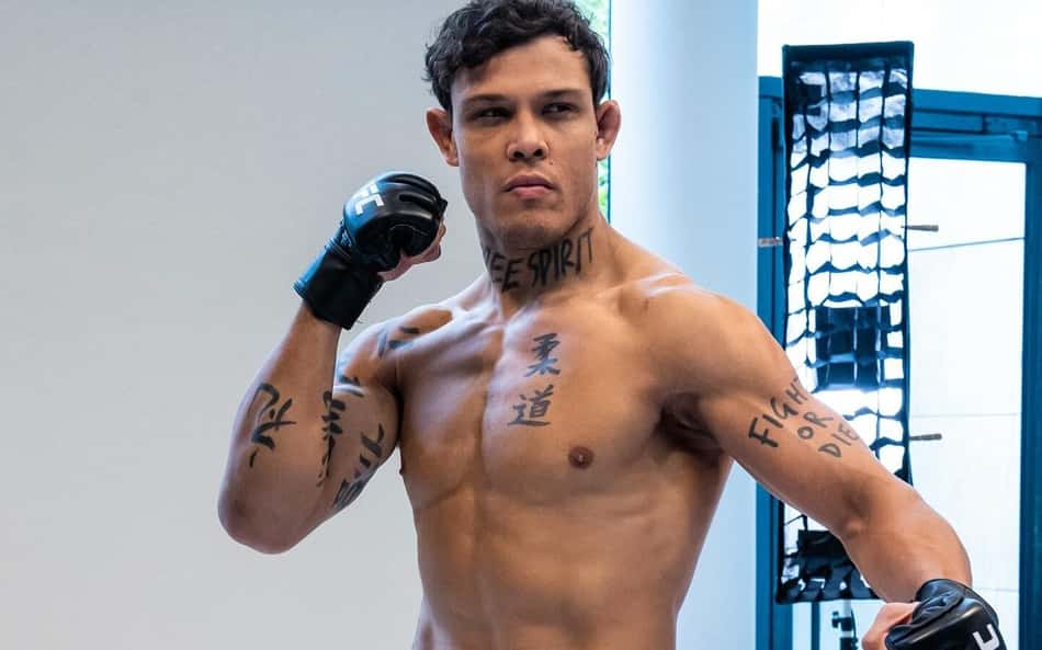 Caio Borralho ironizou Borrachinha (Foto: Reprodução Instagram UFC)
