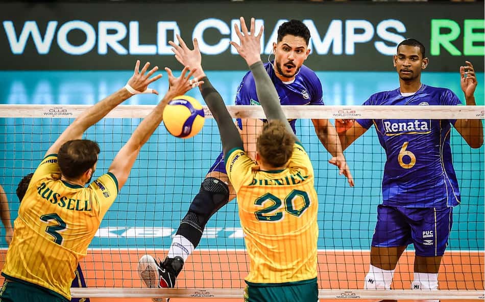 Campinas perde para Zawiercie em jogo duro no Mundial de Vôlei