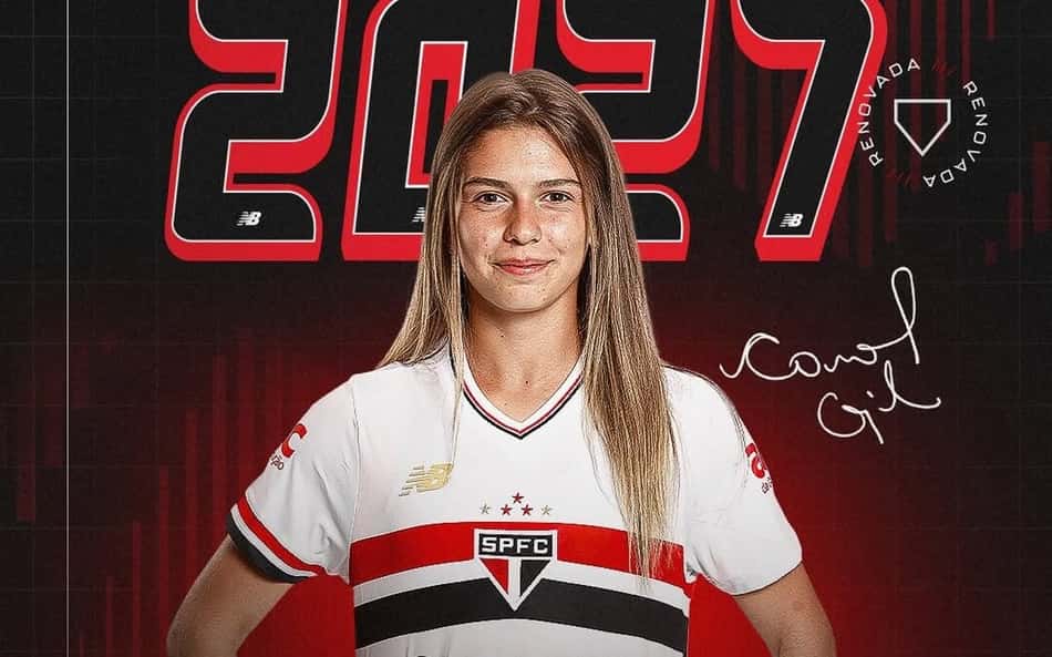 São Paulo renova com Carol Gil, zagueira destaque de 2025