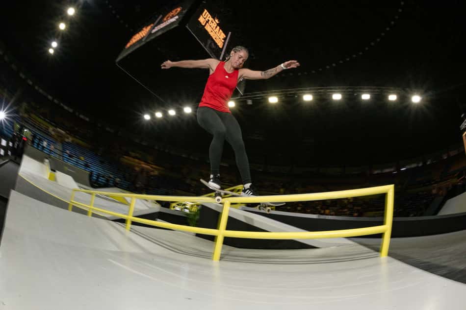 A brasileira Gabi Mazetto durante o Super Crown