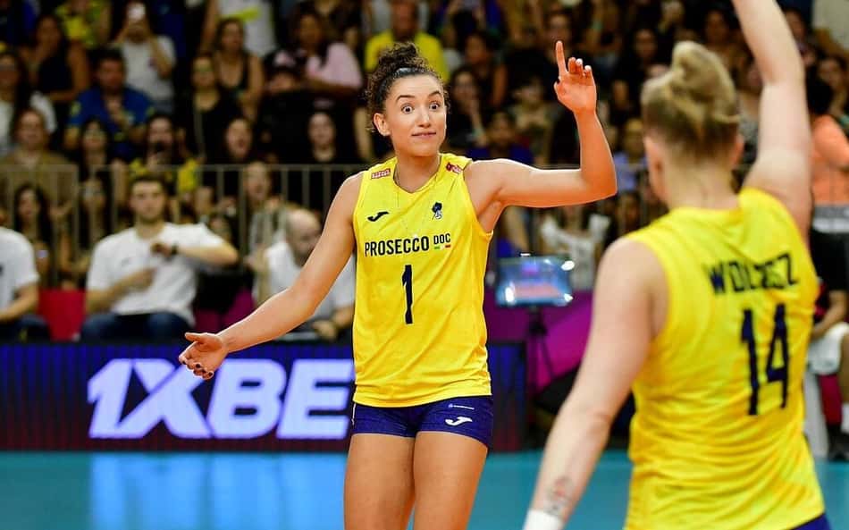 Apenas equipes brasileiras e italianas se classificam no Mundial de vôlei