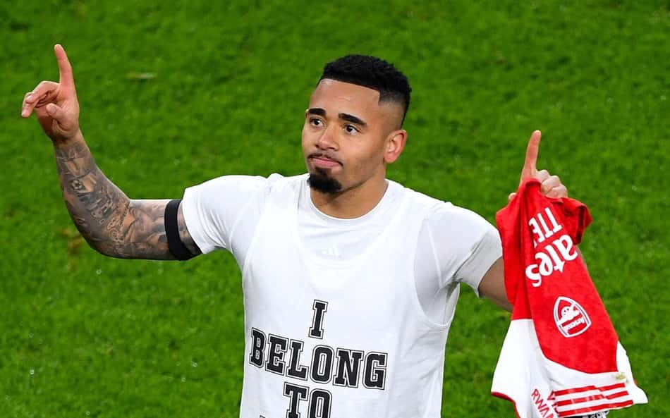 Renascimento! Após um ano, Gabriel Jesus volta a marcar e Arsenal goleia na Premier League