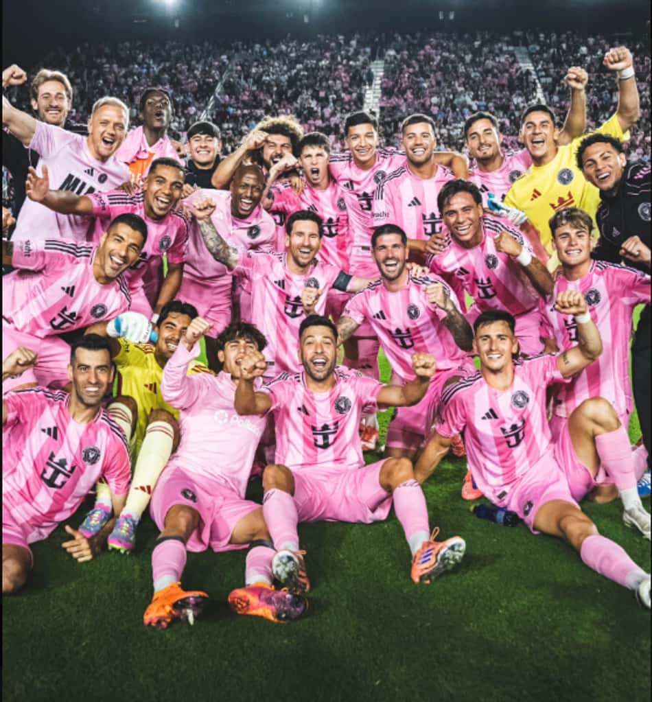 Messi comemora mais um título pelo Inter Miami (Divulgação)
