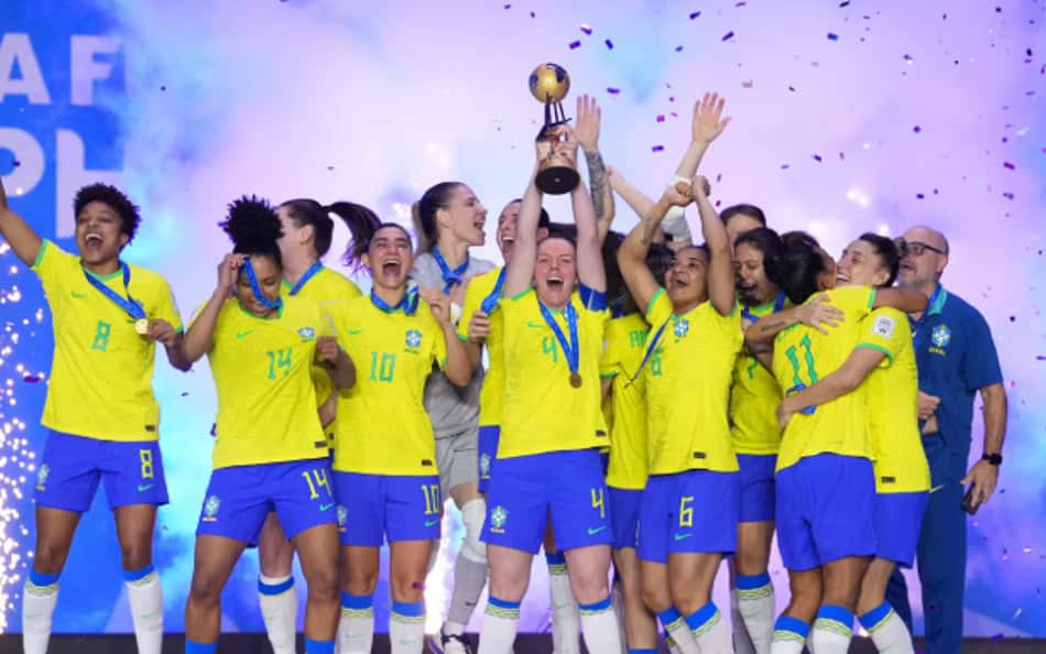 Seleção brasileira conquista a Copa do Mundo Feminina de Futsal (Divulgação)