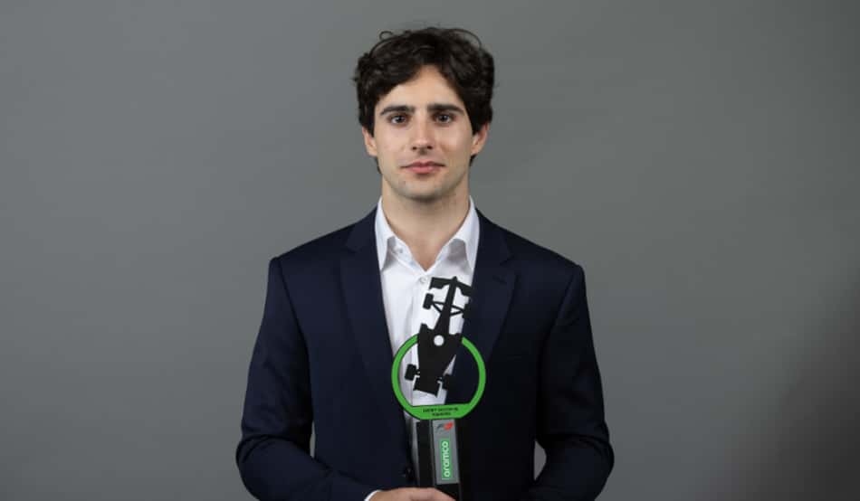 Rafael Câmara é premiado por desempenho na Fórmula 3 (Divulgação)