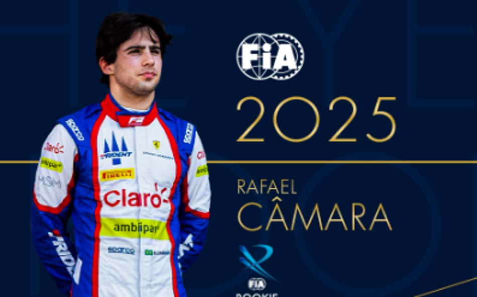 Rafael Câmara é premiado por desempenho na Fórmula 3 (Divulgação)