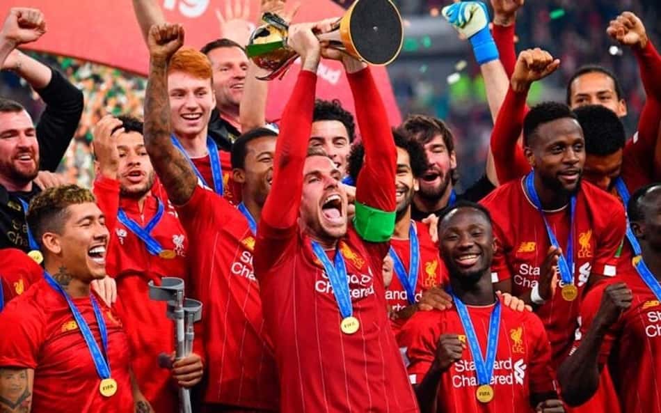 Liverpool x Flamengo - Comemoração