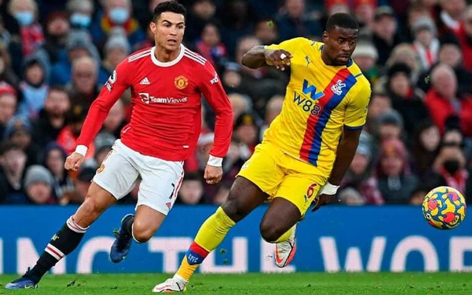 Manchester United x Crystal Palace - Cristiano Ronaldo e Marc Guéhi