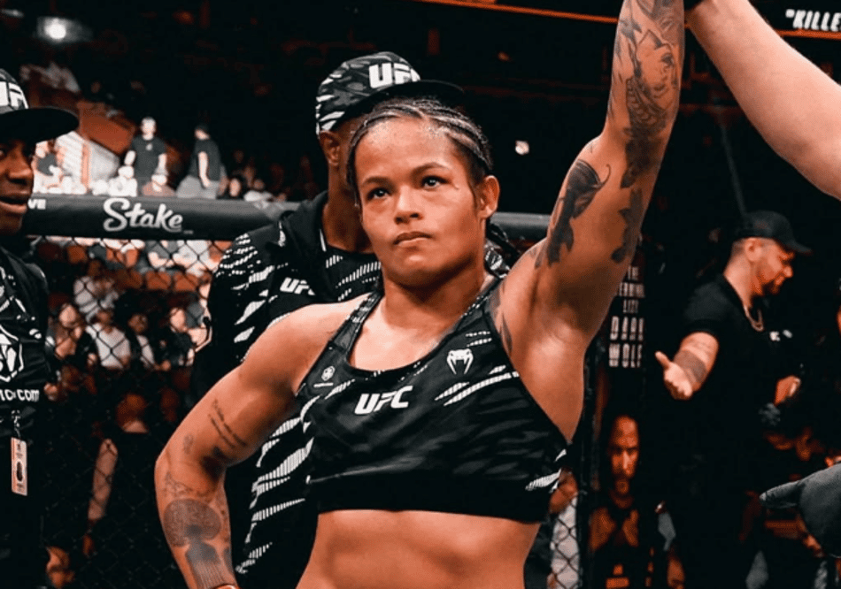 Karine "Killer" Silva em vitória no UFC (Foto: Reprodução/Instagram/Karine Silva)