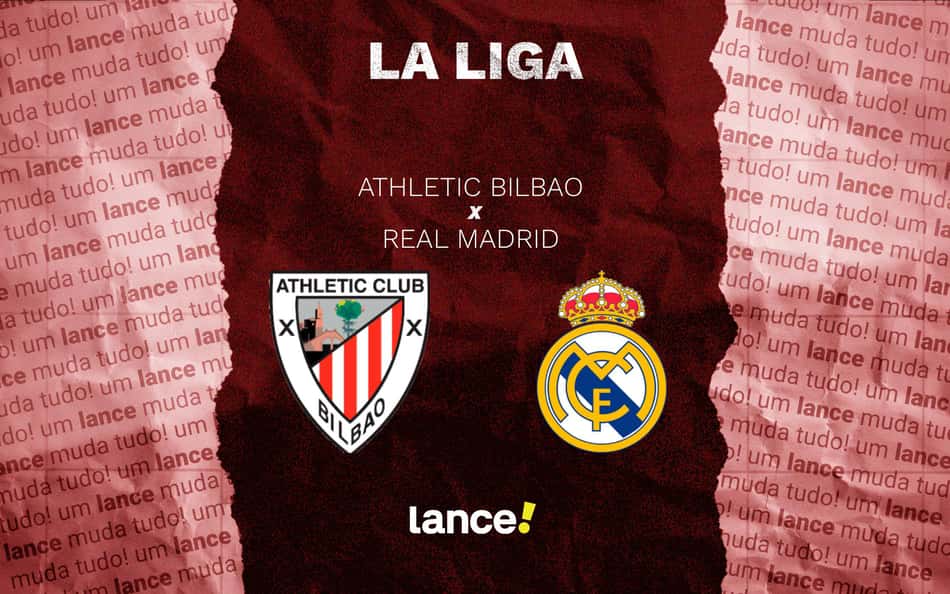 Athletic Bilbao x Real Madrid: onde assistir e prováveis escalações do jogo da La Liga