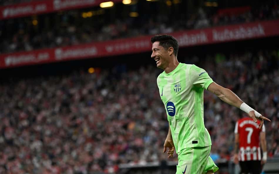 Lewandowski, do Barcelona, entra na mira de clubes da Arábia Saudita