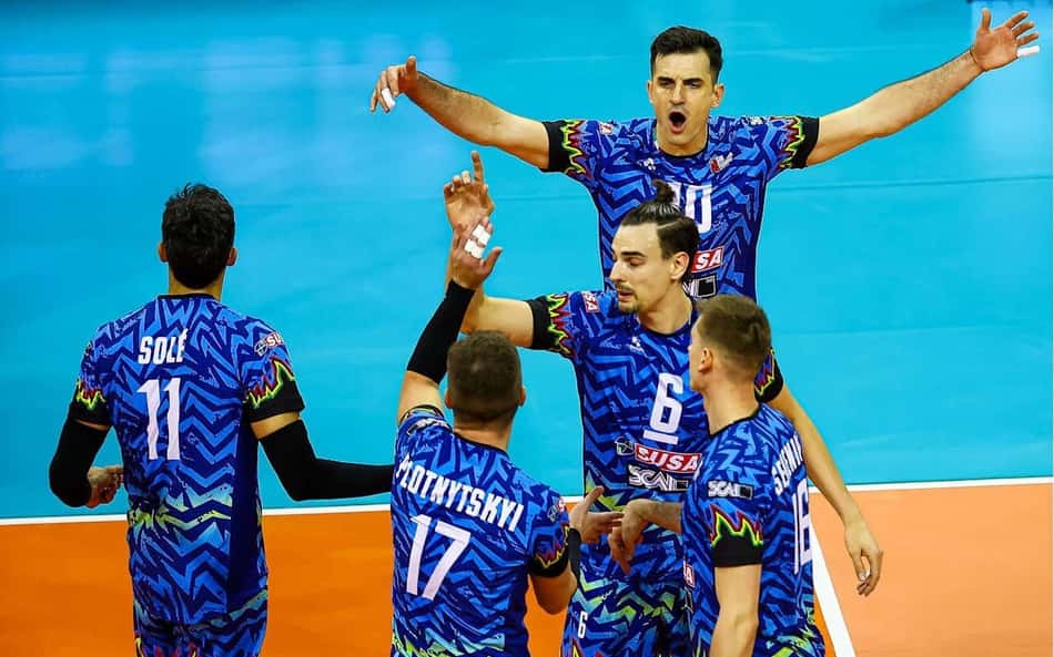 Perugia durante a semifinal do Mundial de Clubes (Foto: Divulgação)