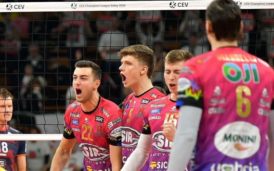 Perugia, time de vôlei italiano (Foto: Reprodução/ Instagram)