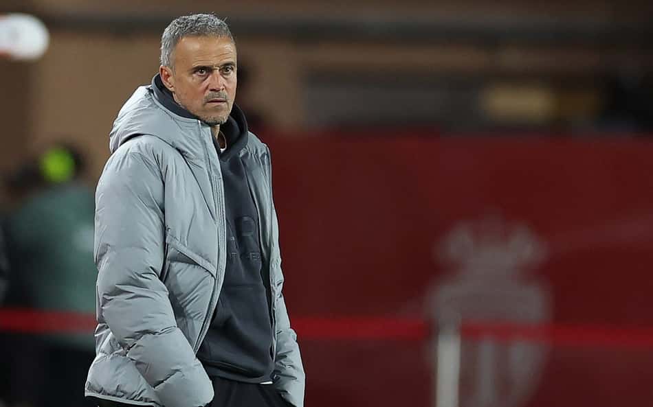 Luis Enrique desabafa sobre derrota do PSG para o Monaco: 'É difícil'