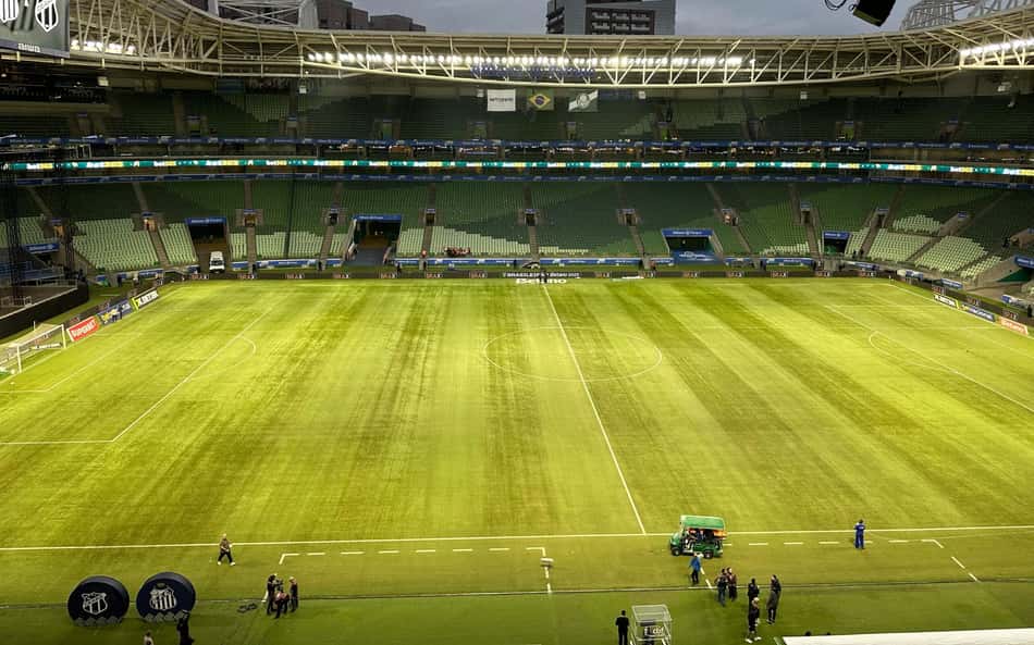 Palmeiras inicia troca de gramado e não terá Allianz no começo do Brasileirão
