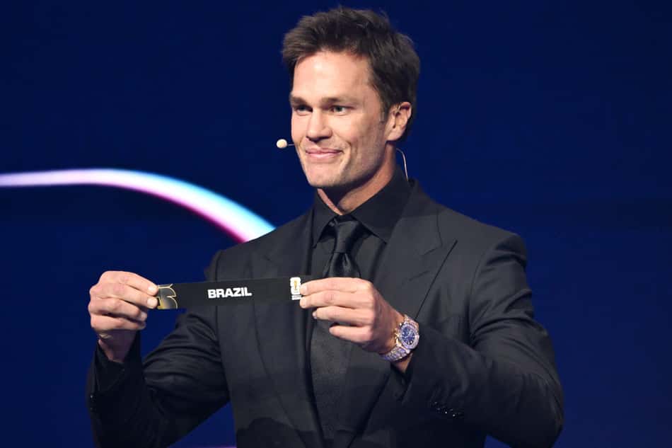 Tom Brady tira Seleção Brasileira para o grupo C da Copa do Mundo (Foto: Mandel Ngan / Pool / AFP)