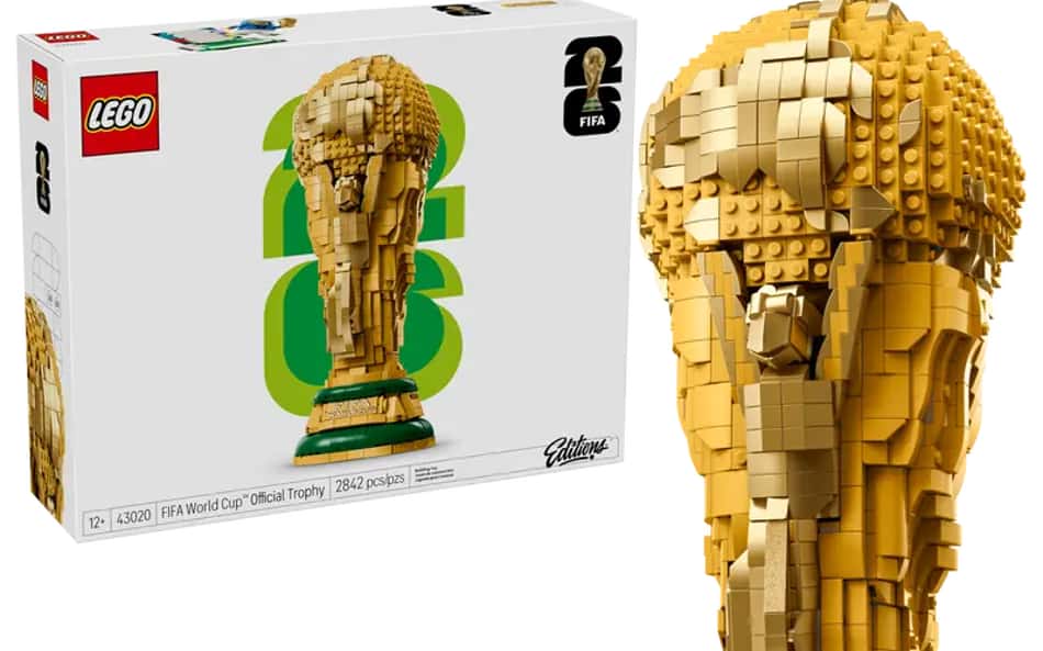 Fifa lança troféu da Copa do Mundo em peças de Lego