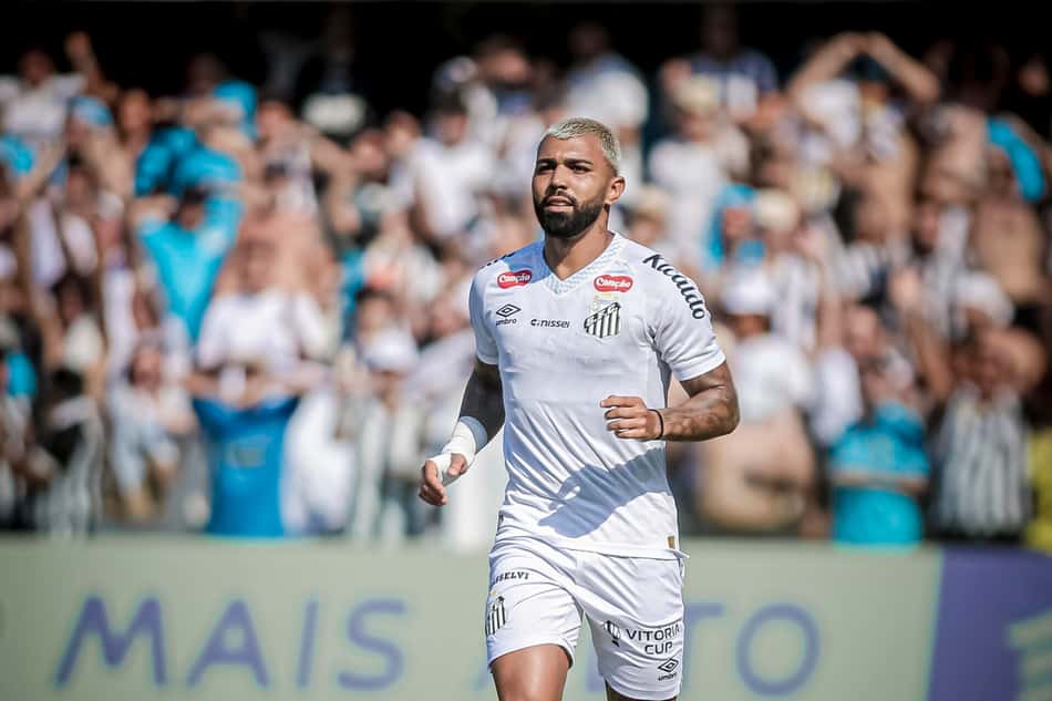 Gabigol em seu retorno ao Santos (Foto: FLÁVIO HOPP/Gazeta Press)