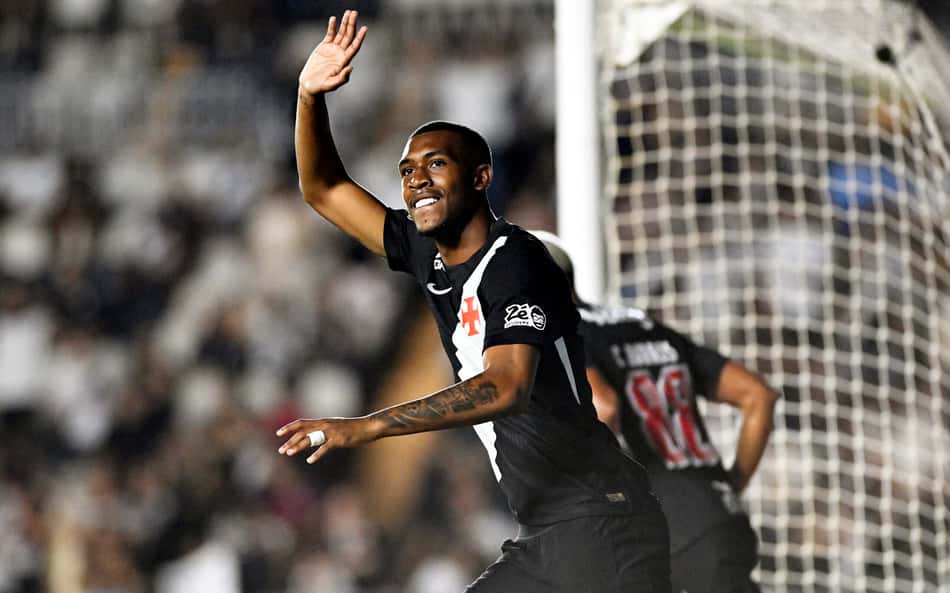 Rayan comemora gol seu gol no jogo Vasco x Maricá (Foto: Alexandre Durãoo/ZIMEL PRESS/Gazeta Press)