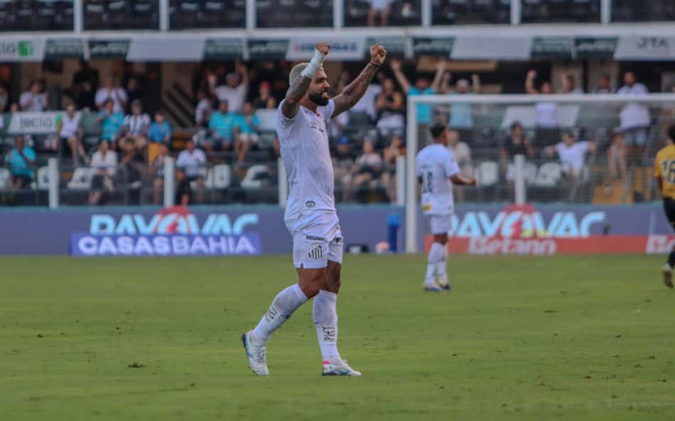 Sem Gabigol, Santos divulga lista de relacionados para duelo contra o Guarani