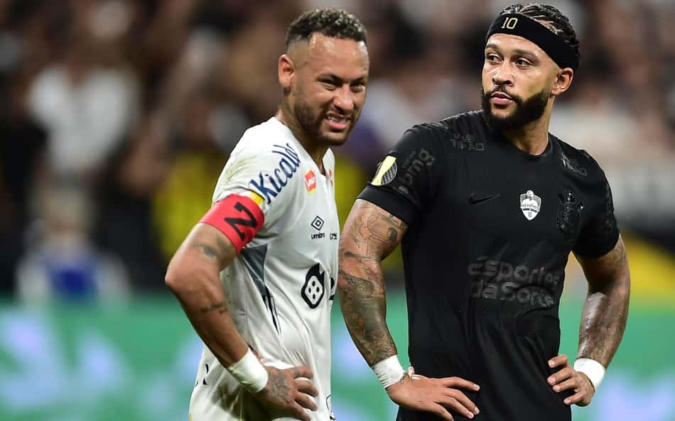 Santos x Corinthians: Ausências de Memphis e Neymar abrem espaço para novos protagonistas
