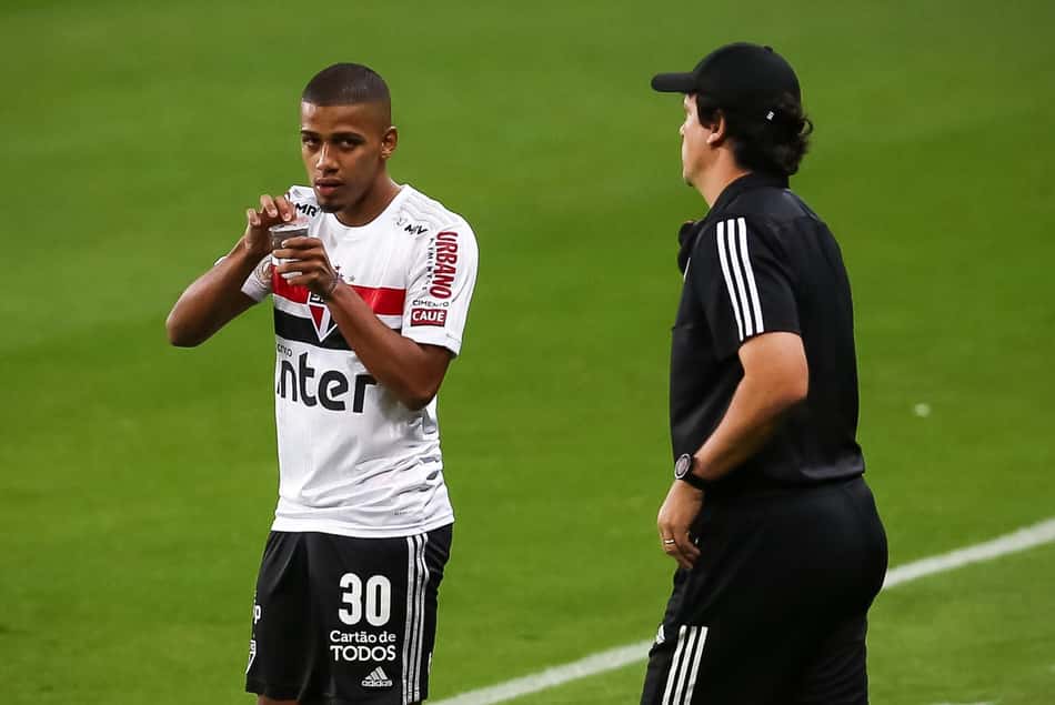 Brenner e Fernando Diniz quando trabalharam juntos no São Paulo