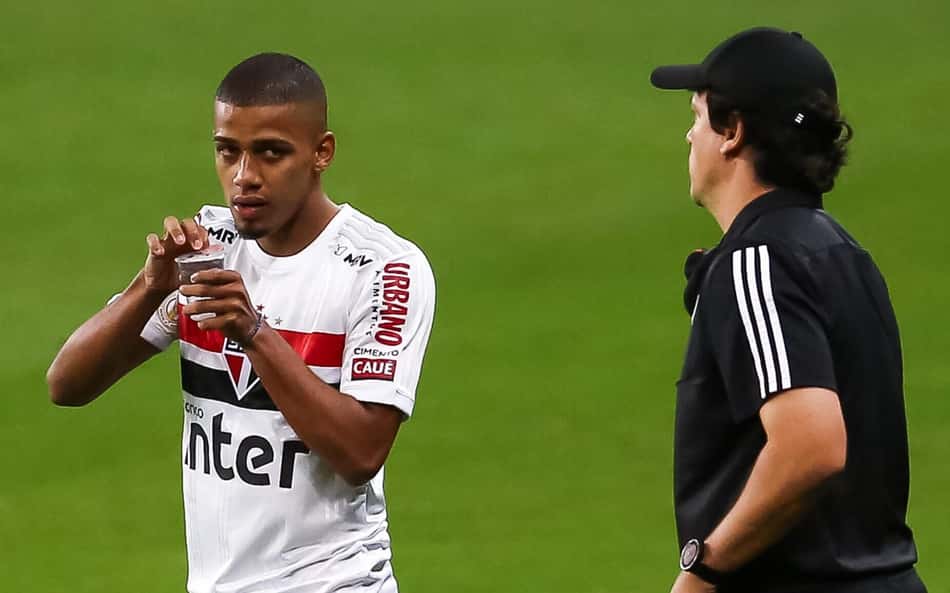 Brenner e Fernando Diniz quando trabalharam juntos no São Paulo
