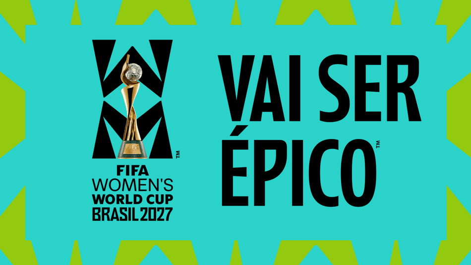 Marca da Copa do Mundo Feminina de 2027. (Foto: Fifa/Divulgação)