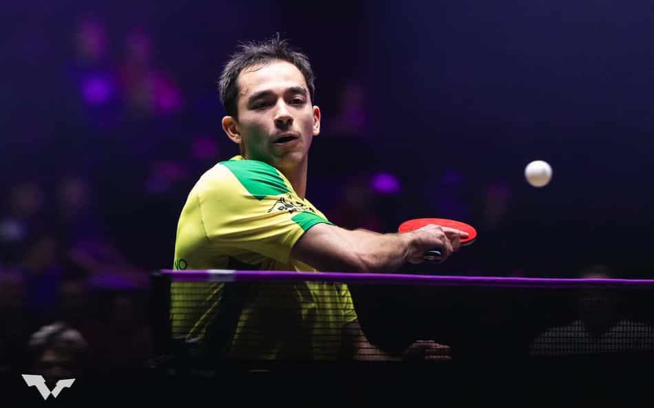 Hugo Calderano conhece primeiro adversário do WTT Star Contender de Doha