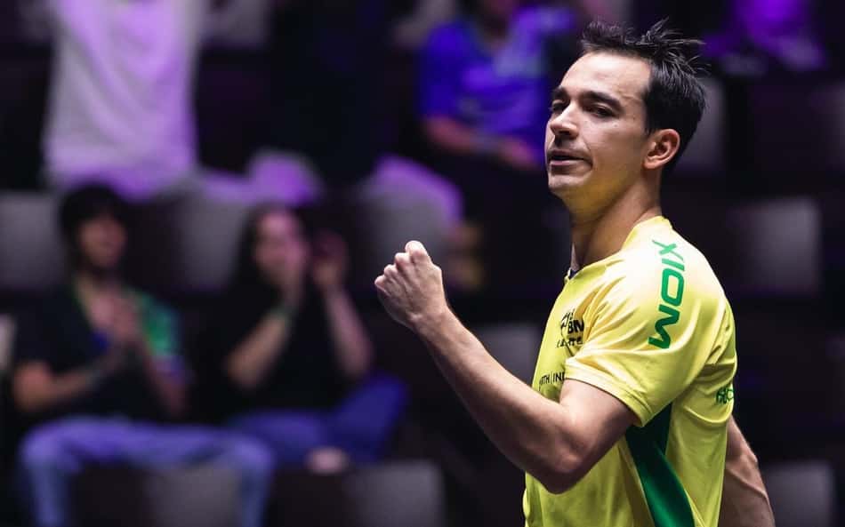 Estreia de Hugo Calderano e Bruna Takahashi no WTT de Doha tem horários definidos