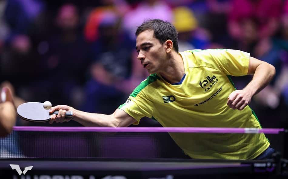 Calderano estreia no WTT de Doha; veja calendário do tênis de mesa em 2026