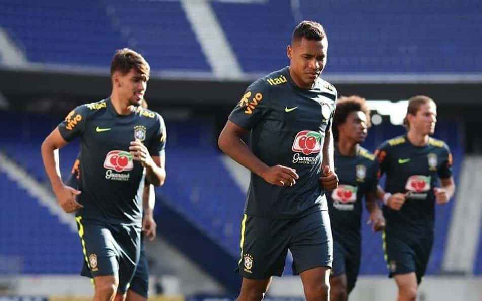 Alex Sandro e Lucas Paquetá (Foto: Divulgação/CBF)