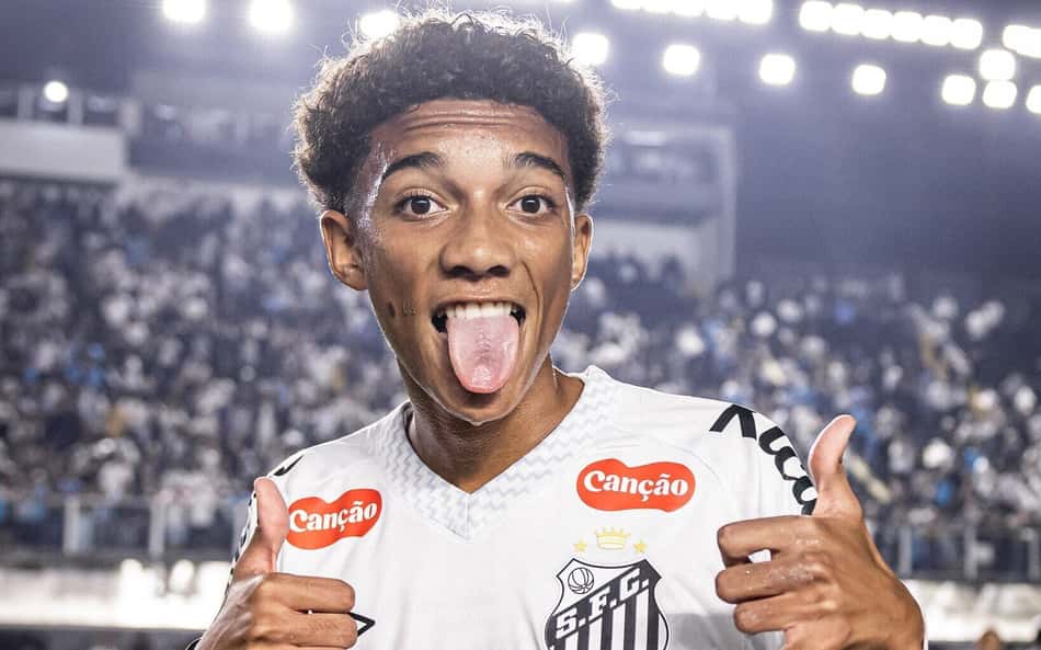Robinho Jr vem se destacando no Santos (Foto: Raul Baretta/ Santos FC)
