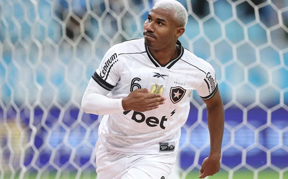 Cuiabano fez o gol do Botafogo contra o Grêmio (Foto: Vítor Silva/Botafogo)