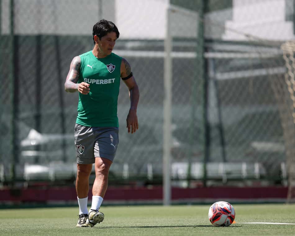 Cano em treino pelo Fluminense nesta sexta-feira (9) (Foto: Marcelo Gonçalves/ Fluminense FC)
