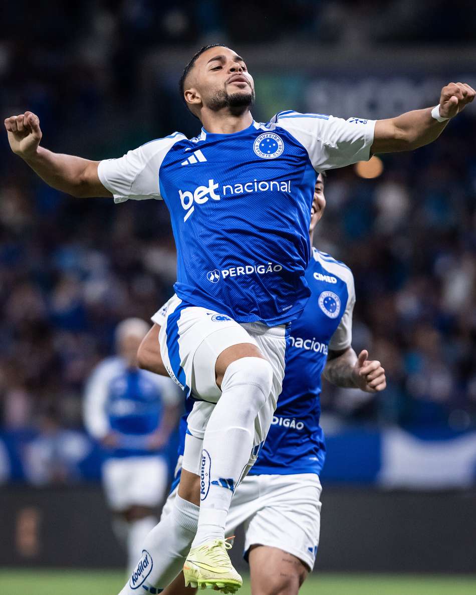 Wanderson marcou seu primeiro gol pelo Cruzeiro (Foto: Gustavo Aleixo/Cruzeiro)