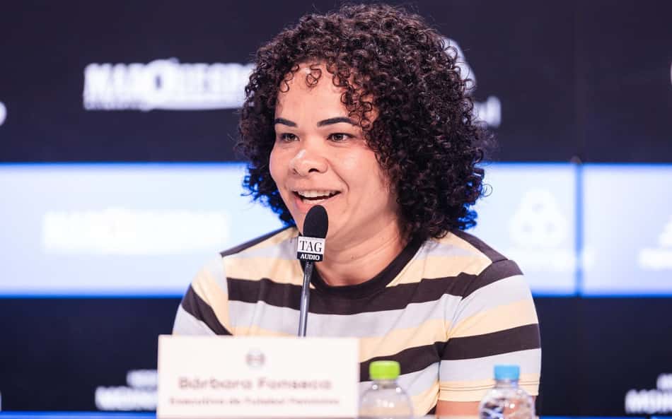 Babi Fonseca, nova executiva de futebol do Grêmio. ( FOTO: WILL ANACLETO/GRÊMIO FBPA)