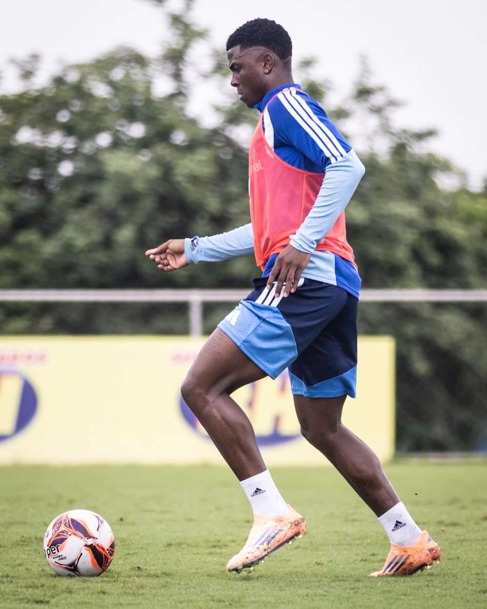 Treino, na Toca 2. (Foto: Gustavo Aleixo/Cruzeiro)