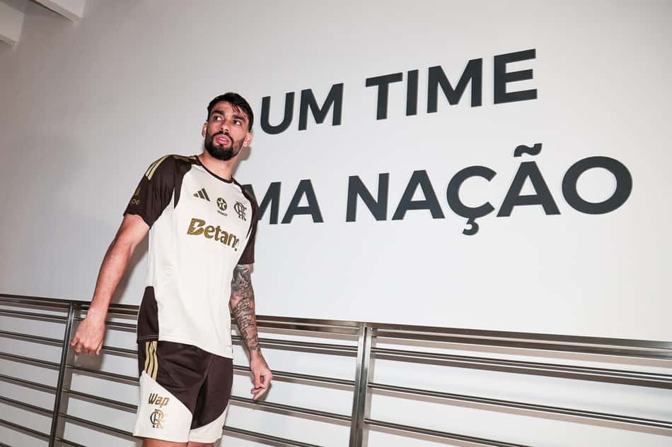 Lucas Paquetá no Ninho do Urubu (Foto: Gilvan de Souza/Flamengo)